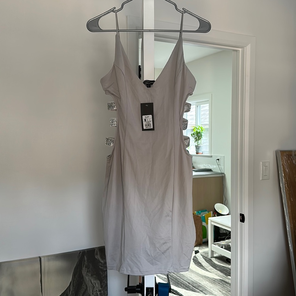Grey clubbing dress